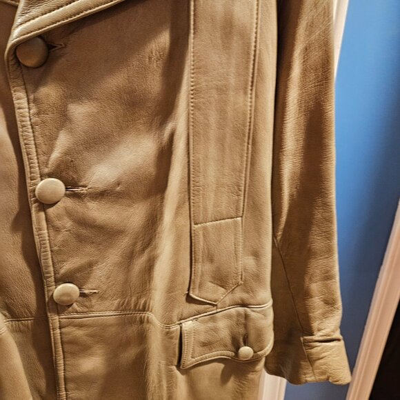 Vintage leather jacket/coat Craft Sportwear Ltd Canada - Picture 4 of 16